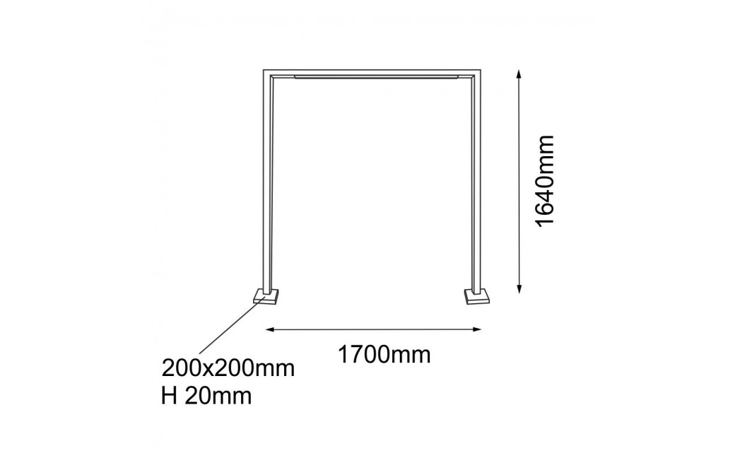 Shilo Garden Lampa stojąca ogrodowa Taketa - Antracyt (1640 mm) 9934