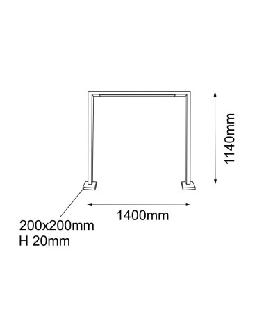 Shilo Garden Standing Lamp Taketa - Anthracite (1140 mm) 9936 - product 2