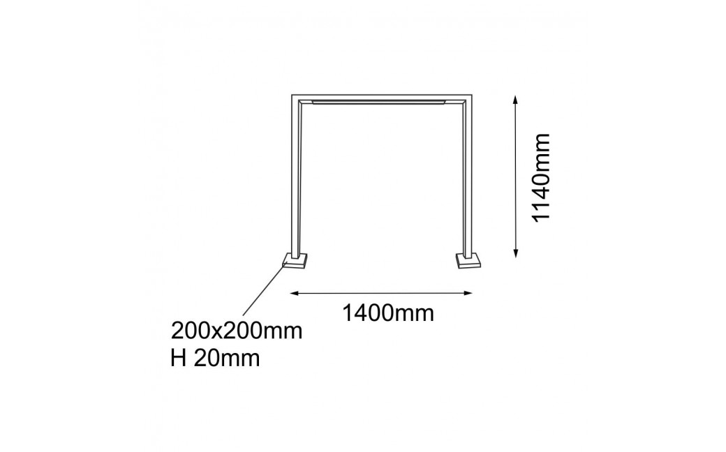 Shilo Garden Lampa stojąca ogrodowa Taketa - Antracyt (1140 mm) 9936