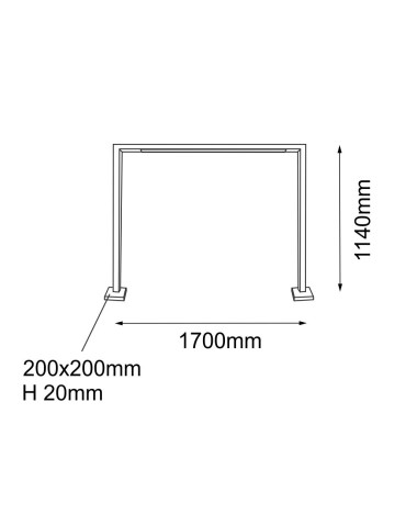 Shilo Garden Lampa stojąca ogrodowa Taketa - Antracyt (1140 mm) 9937 - produkt 2