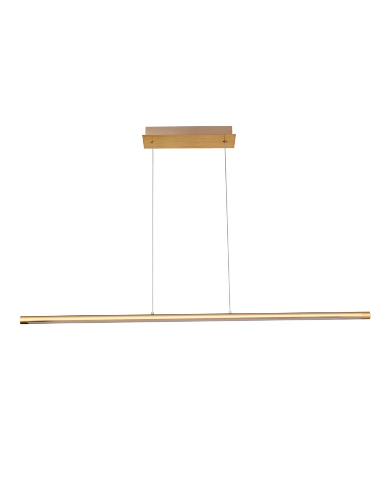 Pendant lamps over the island - Azzardo ALAMO Pendant 120 3-STEP DIMM GO Gold Anodized 1xLED 3 Brightness Modes AZ5767 - product kolory-swiatla.pl 1