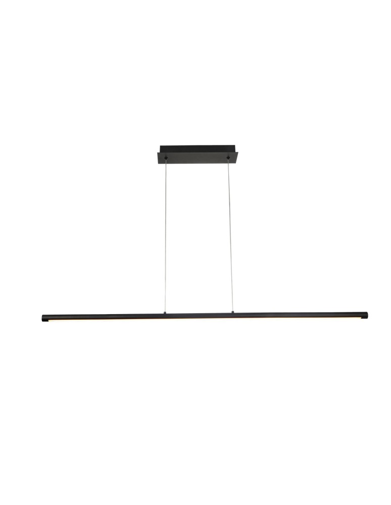 Pendant lamps over the island - Azzardo ALAMO Pendant 120 3-STEP DIMM BK Black Matte 1xLED 3 Brightness Modes AZ5766 - product kolory-swiatla.pl 1