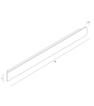 LED wall lamps - Azzardo BASENTO 90 CCT SWITCH BK Black 2xLED Light Color Change Switch AZ5894. - product 2