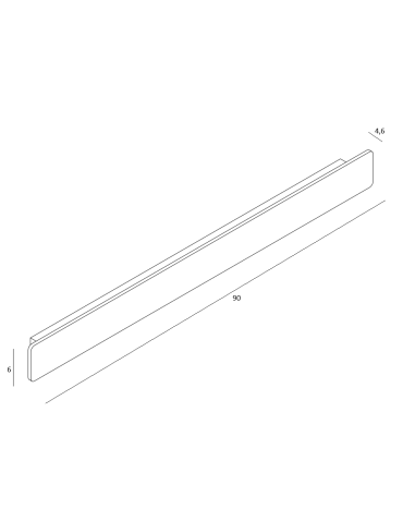 Azzardo BASENTO 90 CCT SWITCH BK Czarny 2xLED Przełącznik Zmiany Barwy Światła AZ5894 - produkt 2