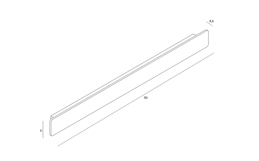 Azzardo BASENTO 90 CCT SWITCH BK Czarny 2xLED Przełącznik Zmiany Barwy Światła AZ5894