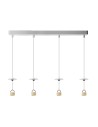 Azzardo LUCAS BASE 4L Pendant GU10 WH White 4xGU10 Quad Pendant Lamp without Shades (shades ordered separately) AZ6194