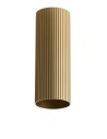 Azzardo LUCAS RIBBED TUBE 40 BRASS GOLD Mosiądz/Złoty Anodowany Klosz Ryflowany Tuba do Skompletowania Lampy AZ6144