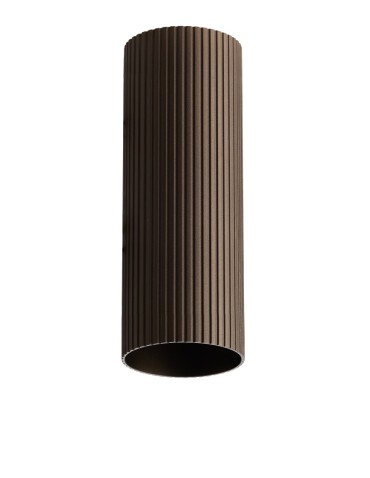 Azzardo LUCAS RIBBED TUBE 40 COFFEE Coffee Fluted Tube Shade for Completed Lamp AZ6145