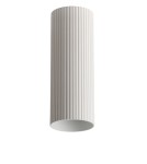 Lampshades of lighting systems - Azzardo LUCAS RIBBED TUBE 40 WH White Fluted Tube Shade for Completed Lamp AZ6143 - product 1