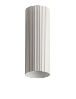 Azzardo LUCAS RIBBED TUBE 40 WH Biały Klosz Ryflowany Tuba do Skompletowania Lampy AZ6143