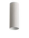 Azzardo LUCAS RIBBED TUBE 40 WH White Fluted Tube Shade for Completed Lamp AZ6143