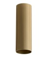 Azzardo LUCAS RIBBED TUBE 50 BRASS GOLD Mosiądz/Złoty Anodowany Klosz Ryflowany Tuba do Skompletowania Lampy AZ6148
