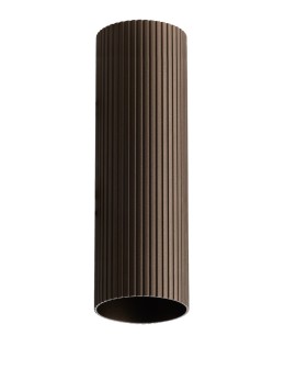Azzardo LUCAS RIBBED TUBE 50 COFFEE Coffee Fluted Tube Shade for Completed Lamp AZ6149