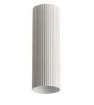 Lampshades of lighting systems - Azzardo LUCAS RIBBED TUBE 50 WH White Fluted Tube Shade for Completed Lamp AZ6147 - product 1