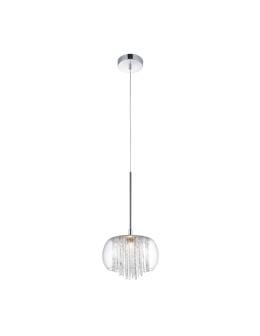 Azzardo REGO 1 1xG9 Pendant Transparent/Chrome AZ3081