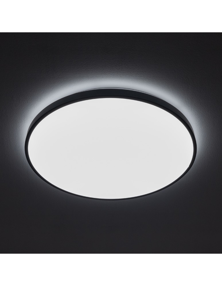 LED Plafonds - Nowodvorski AGNES ROUND LED PRO Ceiling lamps Plafond Max power 32W LED IP44 4000K Black 10974 - product kolory-swiatla.pl 2