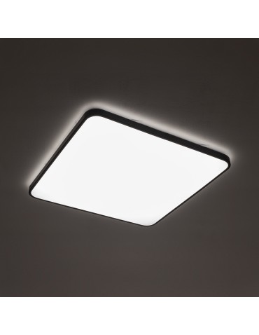 Nowodvorski AGNES SQUARE LED PRO  Lampy sufitowe Plafon Max moc 64W LED IP44 3000K Czarny 10987 - produkt 2