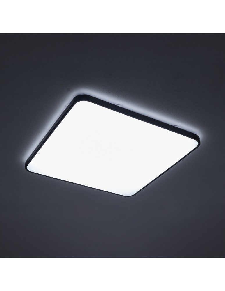 LED Plafonds - Nowodvorski AGNES SQUARE LED PRO Ceiling Lamps Plafond Max power 64W LED IP44 4000K Black 10988 - product kolory-swiatla.pl 2