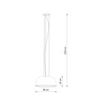 Modern pendant lamps - Nowodvorski SATELLITE S Ceiling lamps Pendant lamps Max wattage 25W only LED E27 Silk gray 11226 - product 8