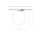 Lamps for 3-phase busbars - Nowodvorski CTLS SNOWBALL Rail systems 3-circuit CTLS Lamps Max wattage 12W only LED G9 Black 11296 - product 7