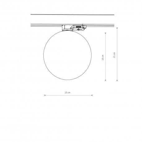 Nowodvorski CTLS SNOWBALL Systemy szynowe 3-obwodowy CTLS Lampy Max moc 12W only LED G9 Czarny 11296