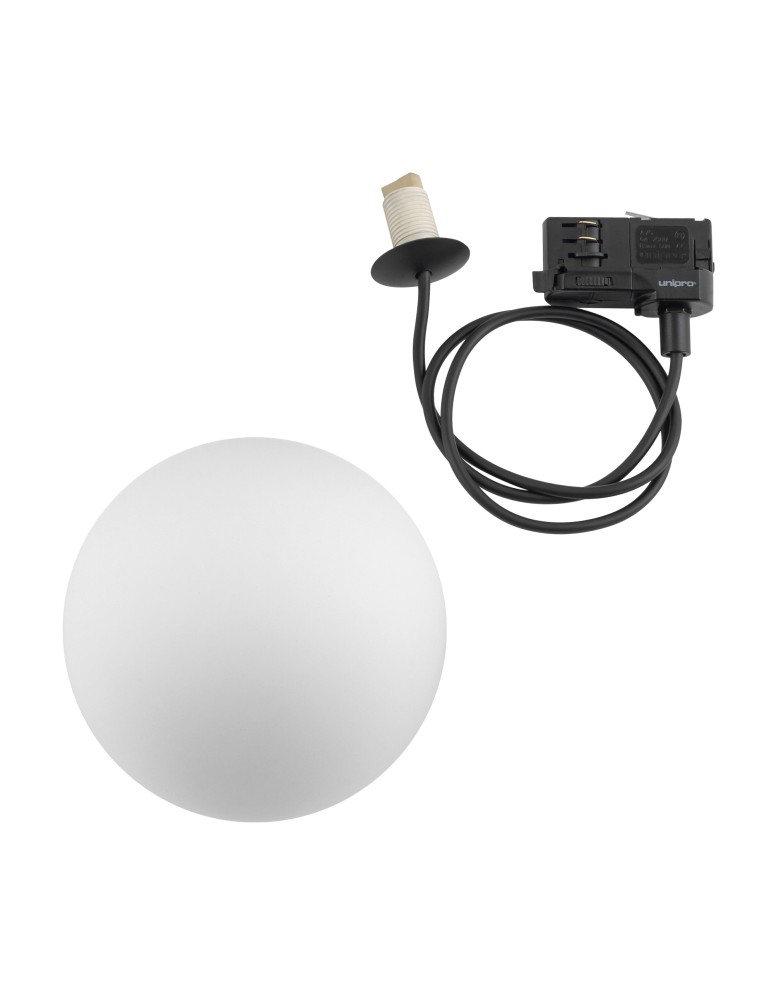 Lamps for 3-phase busbars - Nowodvorski CTLS SNOWBALL Rail systems 3-circuit CTLS Lamps Max wattage 12W only LED G9 Black 11295 - product kolory-swiatla.pl 4