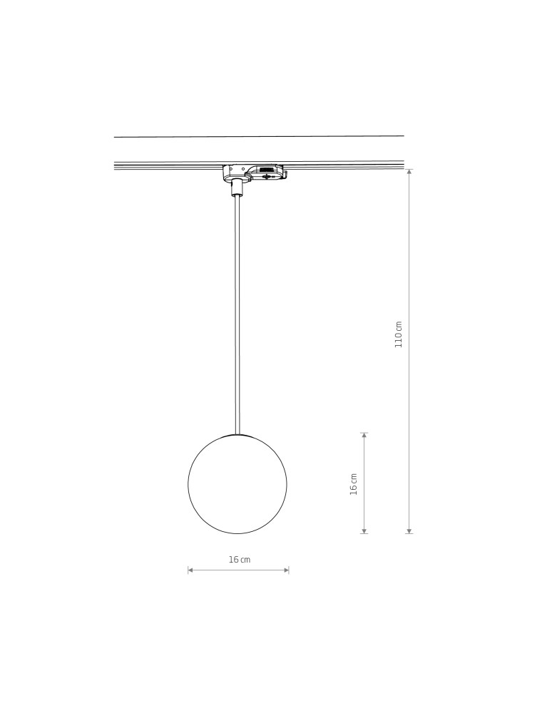 Lamps for 3-phase busbars - Nowodvorski CTLS SNOWBALL Rail systems 3-circuit CTLS Lamps Max wattage 12W only LED G9 Black 11295 - product kolory-swiatla.pl 7
