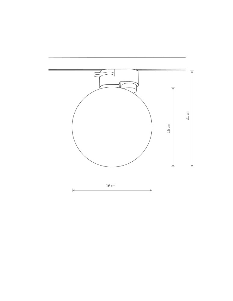 Lamps for 1 phase busbars - Nowodvorski PROFILE SNOWBALL Rail systems 1-circuit Profile Lamps Max wattage 12W only LED G9 Black 11298 - product kolory-swiatla.pl 7