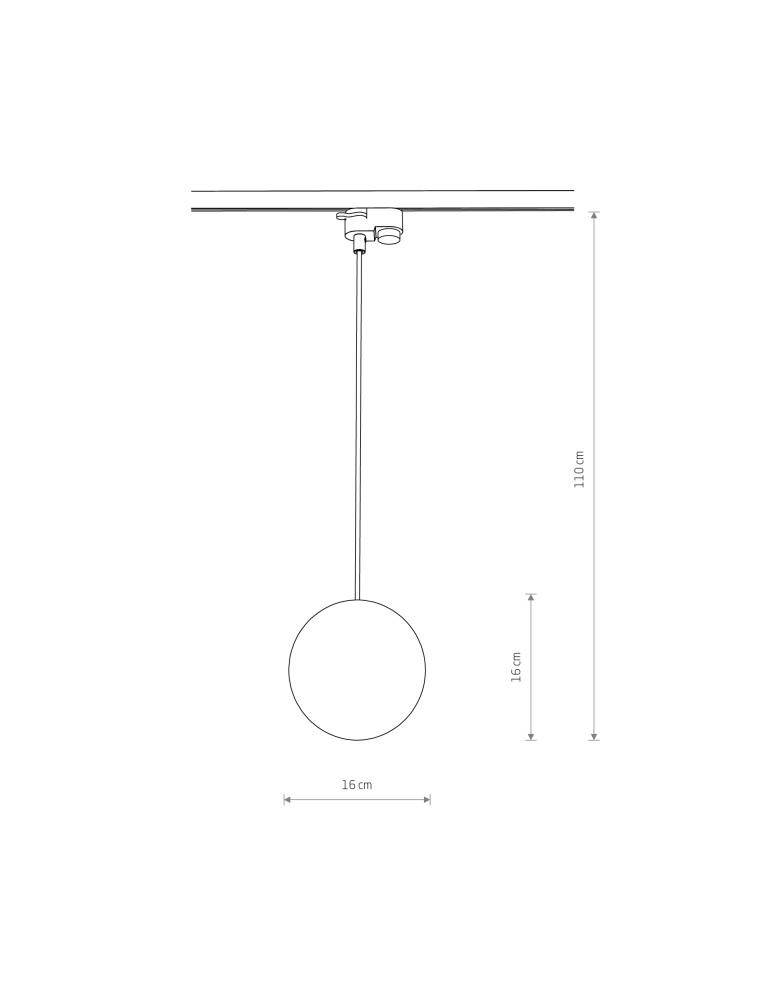 Lamps for 1 phase busbars - Nowodvorski PROFILE SNOWBALL Rail systems 1-circuit Profile Lamps Max wattage 12W only LED G9 Black 11297 - product kolory-swiatla.pl 7