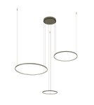 Pendant lamps circles - Nowodvorski CIRCOLO LED Ceiling Lamps Pendant Lamps Max power 45W LED 3000K Silk olive 11398 - product 3