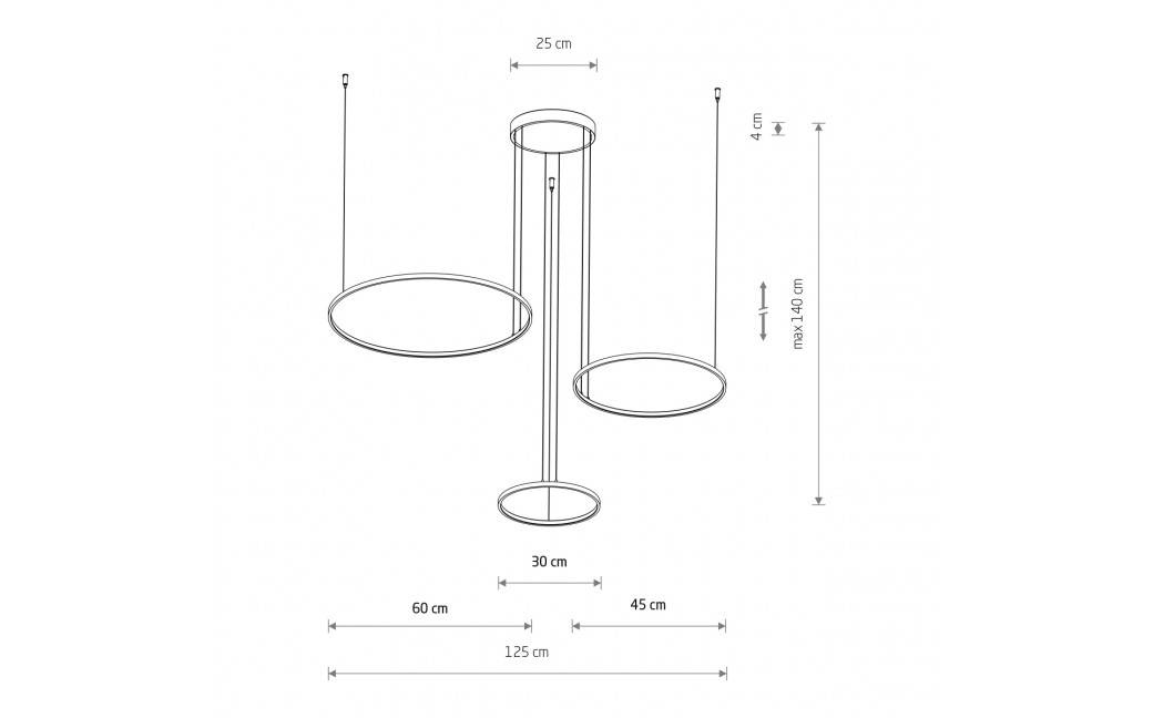 Nowodvorski CIRCOLO LED Lampy sufitowe Lampy wiszące Max moc 45W LED 3000K Silk olive 11398