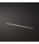 Pendant lamps over the island - Nowodvorski BAR LED M Linear ceiling lamps Max power 32W LED 3000K Silk olive 11400 - product 2