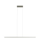 Pendant lamps over the island - Nowodvorski BAR LED M Linear ceiling lamps Max power 32W LED 3000K Silk olive 11400 - product 4