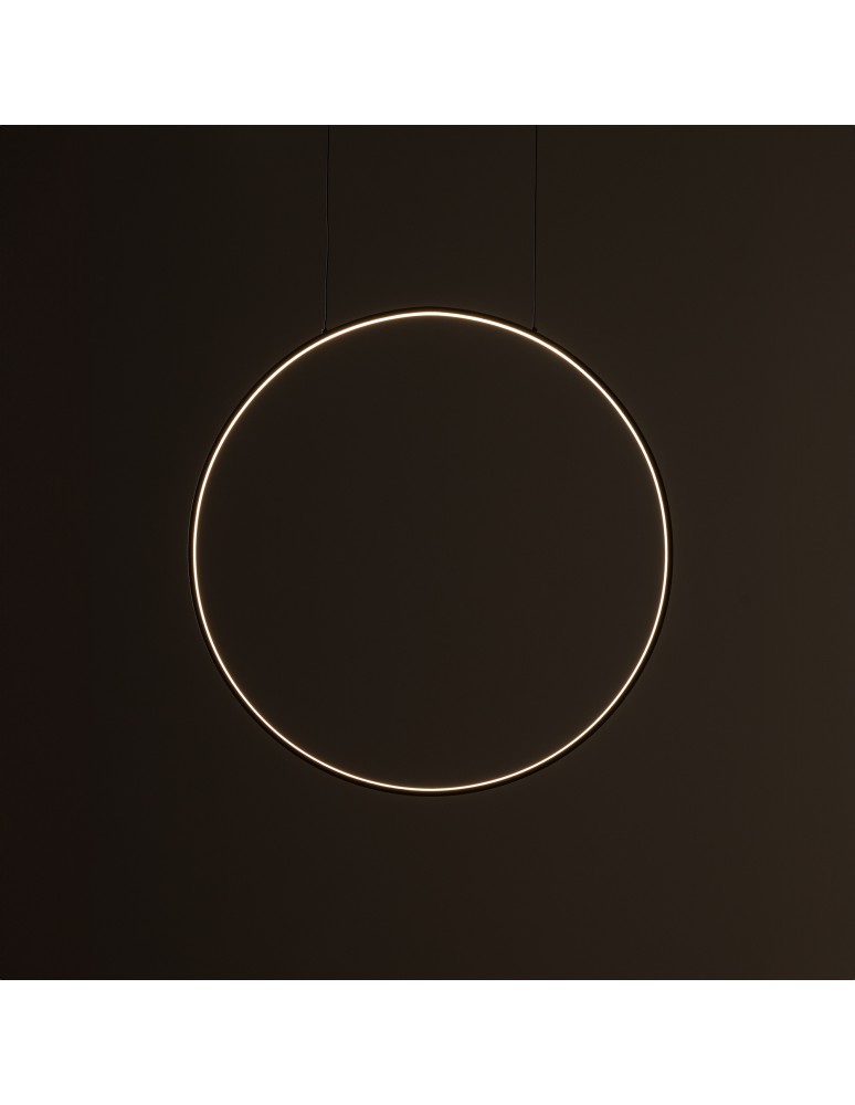 Pendant lamps circles - Nowodvorski CIRCOLO LED M Ceiling lamps Pendant lamps Max wattage 21W LED 3000K Silk olive 11401 - product kolory-swiatla.pl 4