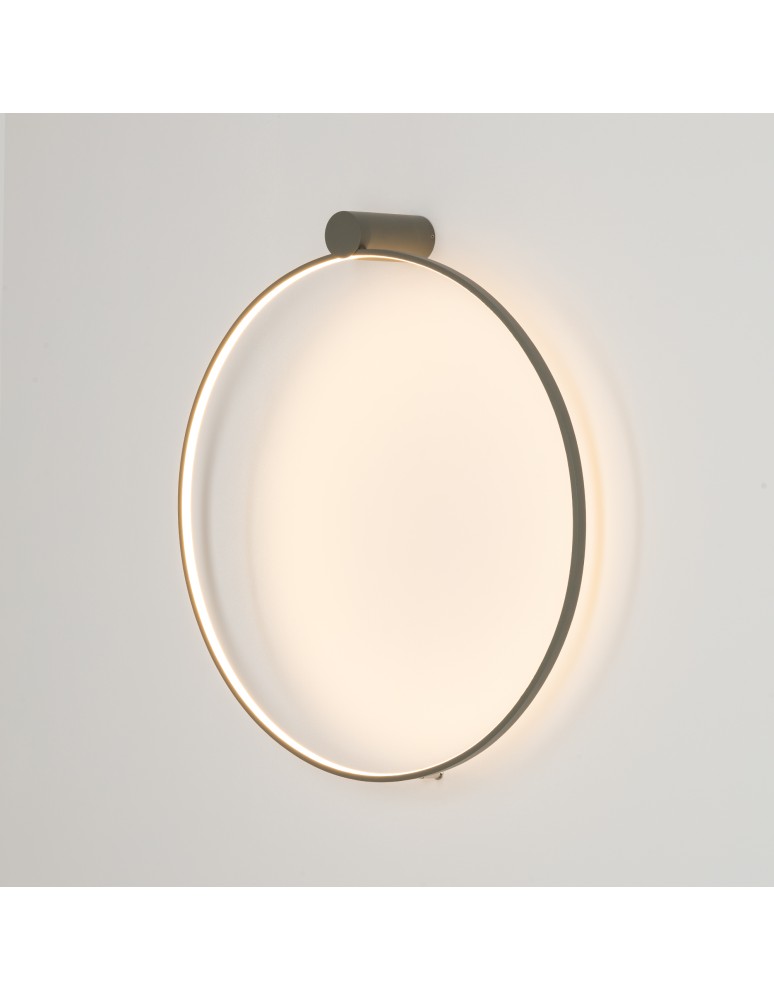Ring wall lamps - Nowodvorski CIRCOLO LED M Ceiling Lamps Max power 21W LED 3000K Silk olive 11402 - product kolory-swiatla.pl 2