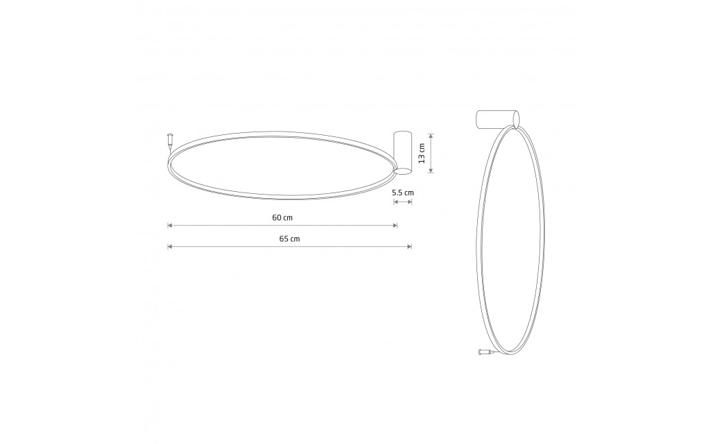 Nowodvorski CIRCOLO LED M Lampy sufitowe Sufitowa Max moc 21W LED 3000K Silk olive 11402