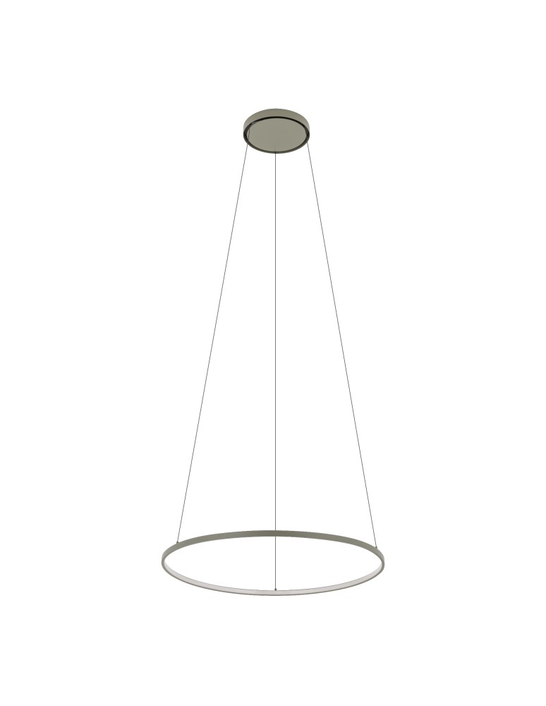 Pendant lamps circles - Nowodvorski CIRCOLO LED M Ceiling lamps Pendant lamps Max wattage 21W LED 3000K Silk olive 11403 - product kolory-swiatla.pl 1