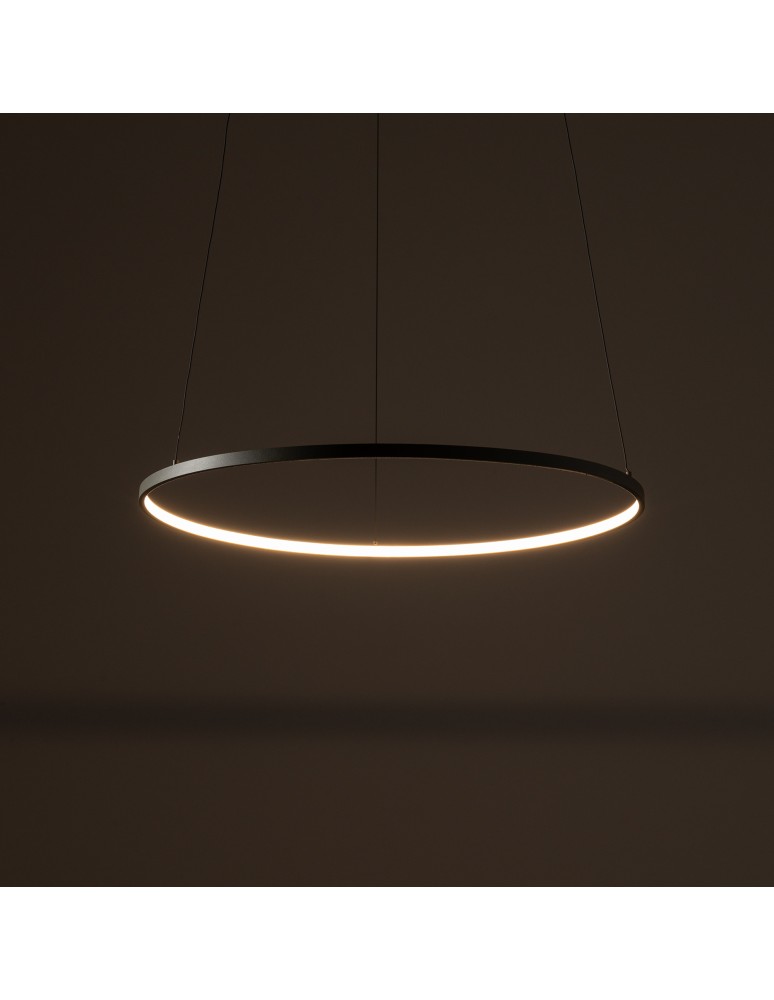 Pendant lamps circles - Nowodvorski CIRCOLO LED M Ceiling lamps Pendant lamps Max wattage 21W LED 3000K Silk olive 11403 - product kolory-swiatla.pl 2