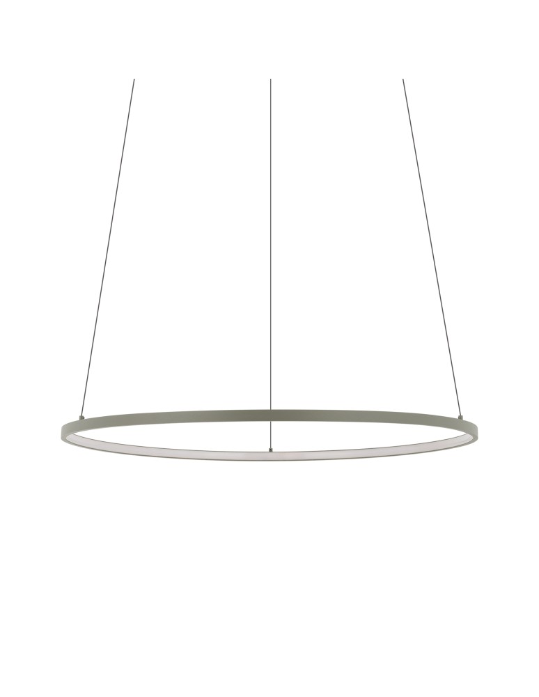 Pendant lamps circles - Nowodvorski CIRCOLO LED M Ceiling lamps Pendant lamps Max wattage 21W LED 3000K Silk olive 11403 - product kolory-swiatla.pl 4