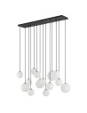 Nowodvorski SNOWBALL XIV Ceiling lamps Pendant lamps Max wattage 12W only LED G9 Black 11408