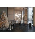 Pendant lamps spheres - Nowodvorski SNOWBALL XIV Ceiling lamps Pendant lamps Max wattage 12W only LED G9 Black 11408 - product 6