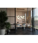 Pendant lamps spheres - Nowodvorski SNOWBALL XIV Ceiling lamps Pendant lamps Max wattage 12W only LED G9 Black 11408 - product 7