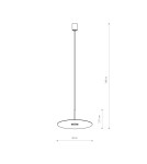 Single pendant lamps - Nowodvorski SIMONE Ceiling lamps Pendant lamps Max wattage 12W only LED GX53 Black 11410 - product 8