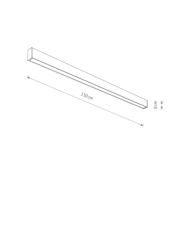 Outdoor ceiling lamps - Nowodvorski OUTLINE LED L Outdoor Ceiling Lamps Plafond Max power 50W LED IP44 3000K Black 11362 - product kolory-swiatla.pl 6