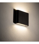 Outdoor wall lamps - Nowodvorski SEMI LED S Outdoor Wall Mounted Max power 2x3W LED IP54 3000K Black 11363 - product 2