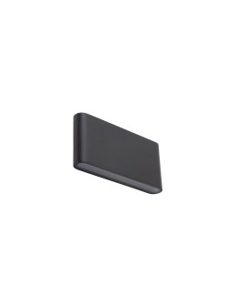 Nowodvorski SEMI LED M Outdoor Wall Mounted Max power 2x5W LED IP54 3000K Black 11364