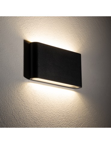 Nowodvorski SEMI LED M Zewnętrzna Ścienna Natynkowe Max moc 2x5W LED IP54 3000K Czarny 11364 - produkt 2