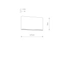 Outdoor wall lamps - Nowodvorski SEMI LED M Outdoor Wall Mounted Max power 2x5W LED IP54 3000K Black 11364 - product 7