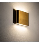 Outdoor wall lamps - Nowodvorski SEMI LED S Outdoor Wall Mounted Max power 2x3W LED IP54 3000K Brass 11365 - product 2