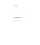 Outdoor wall lamps - Nowodvorski SEMI LED S Outdoor Wall Mounted Max power 2x3W LED IP54 3000K Brass 11365 - product 5